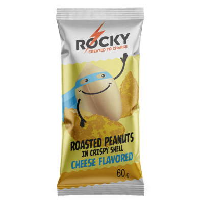 Orzeszki ziemne crunchy „Rocky” o smaku serowym