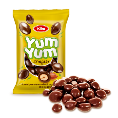 Draże „Yum Yum” w kakao proszku