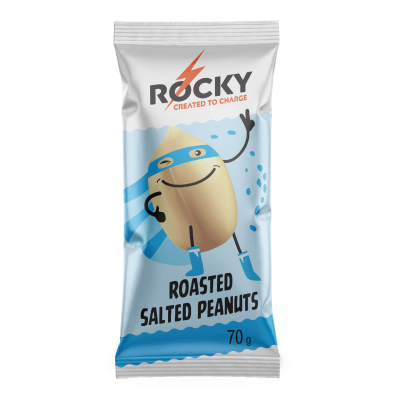 Orzeszki ziemne w posypce „Rocky” solone