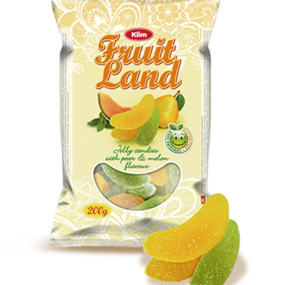 Galaretki „Fruitland” o smaku gruszkowo-melonowym