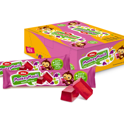 Galaretki „Monkey Mania” jabłkowo-winogronowe
