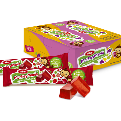 Galaretki “Monkey Mania” jabłkowo-truskawkowe